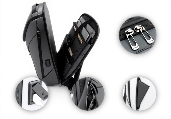 Sac à dos Bange ordinateur portable 15,6 étanche USB