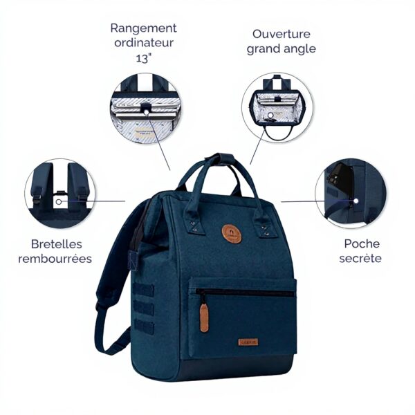 Sac à dos CABAIA Adventurer 18L déperlant compartiment