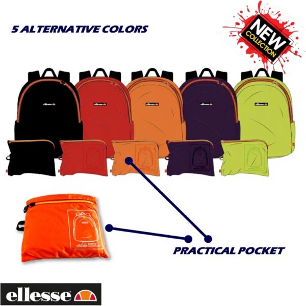 Ellesse sac à dos pliable léger randonnée camping sport