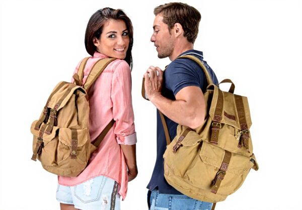 Sac à dos toile vintage Gootium voyage aventure durable