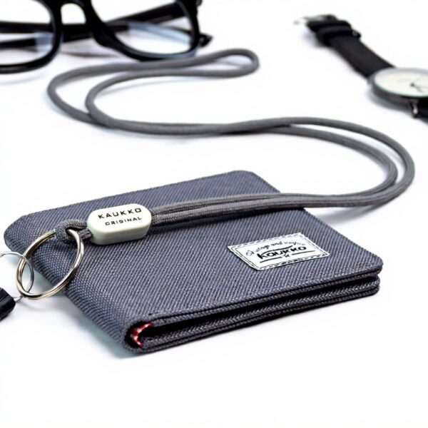 Porte-clés KAUKKO Gris Élégant Pratique Unisexe KR02