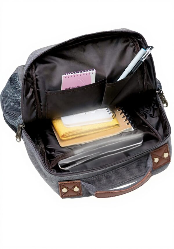 Sac de Poitrine Homme KAUKKO Toile Sport Loisirs 7.1 L Gris