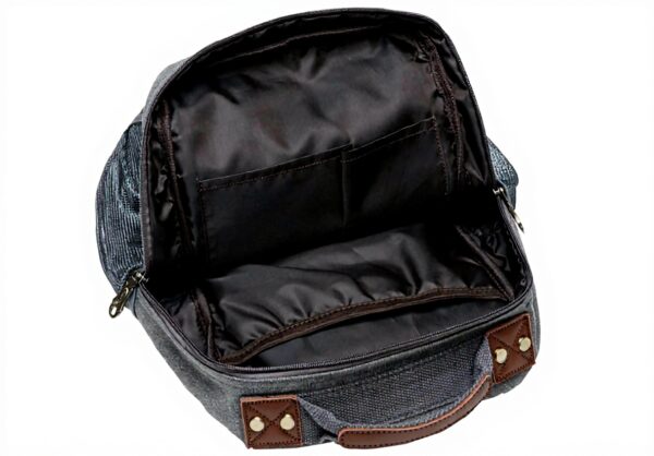 Sac de Poitrine Homme KAUKKO Toile Sport Loisirs 7.1 L Gris