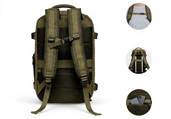 Sac à dos randonnée KAUKKO 40L polyester réglable mixte