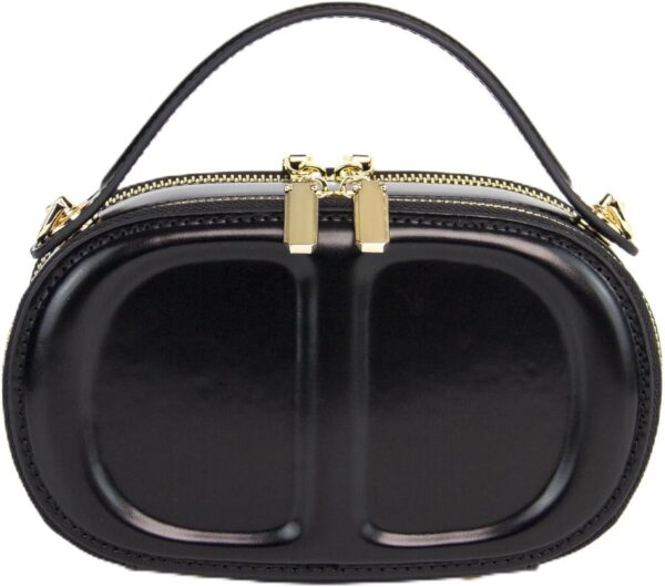 KAUKKO Sac à Main Femme Cuir Hobo Porté Épaule Noir KFB01-0