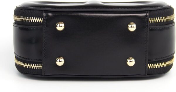 KAUKKO Sac à Main Femme Cuir Hobo Porté Épaule Noir KFB01-7