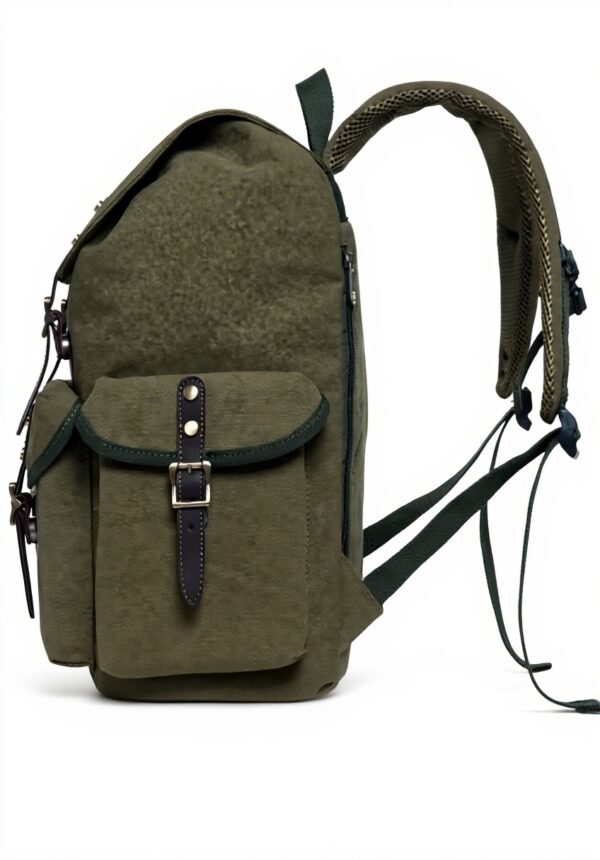 KAUKKO Sac à dos randonnée 23L toile vert compartiment