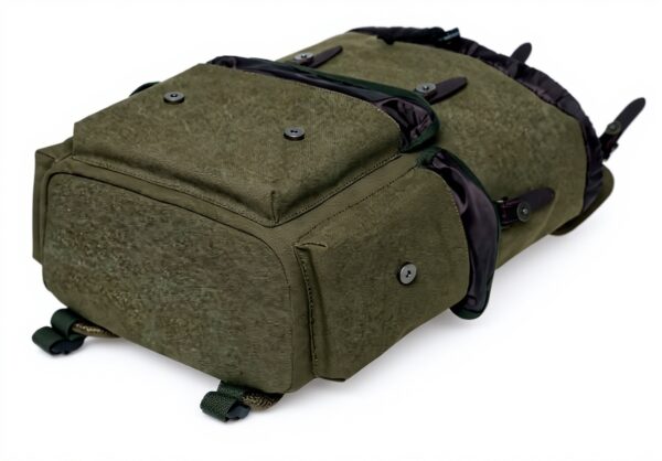 KAUKKO Sac à dos randonnée 23L toile vert compartiment