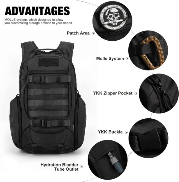 Sac à dos randonnée Mardingtop 28L 35L tactique durable-3