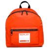 Sac à dos Replay synthétique fermeture éclair femme orange