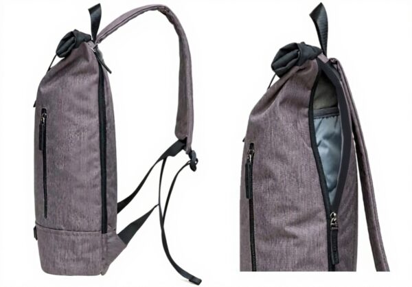 Sac à dos KAUKKO Nylon Vintage Ordinateur portable Homme