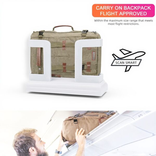 WITZMAN Sac à Dos Toile Voyage Homme Ordinateur Portable