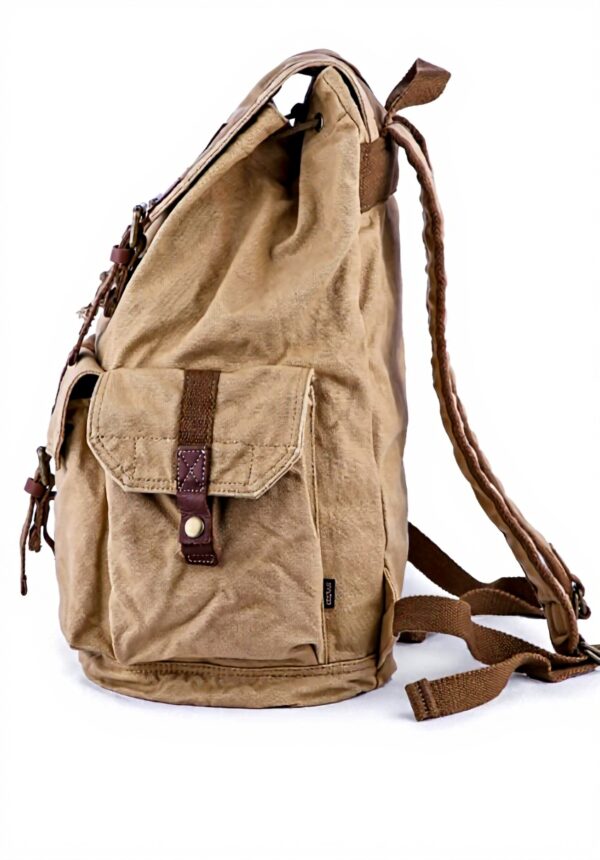 Sac à dos loisir Gootium toile vintage homme femme café kaki