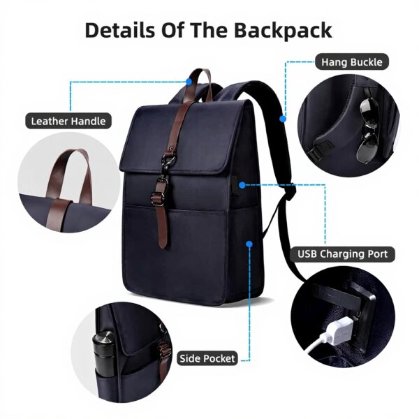 Sac à dos ordinateur 15.6 pouces HEROIC KNIGHT USB léger