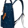 KAUKKO Sac à dos femme élégant collège bleu daypack