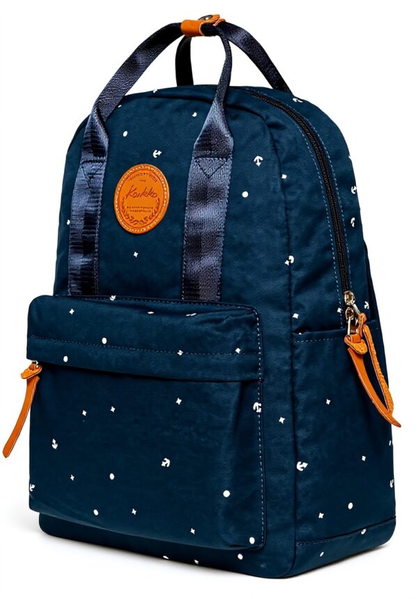 Sac à dos KAUKKO élégant collège dames bleu daypack école