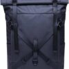 KAUKKO Sac à dos Homme Cuir Noir JNL-F7-003 Ordinateur-0