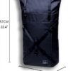 KAUKKO Sac à dos Homme Cuir Noir JNL-F7-003 Ordinateur