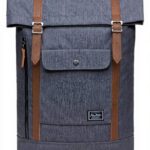 KAUKKO Sac à dos RollTop école université travail polyester