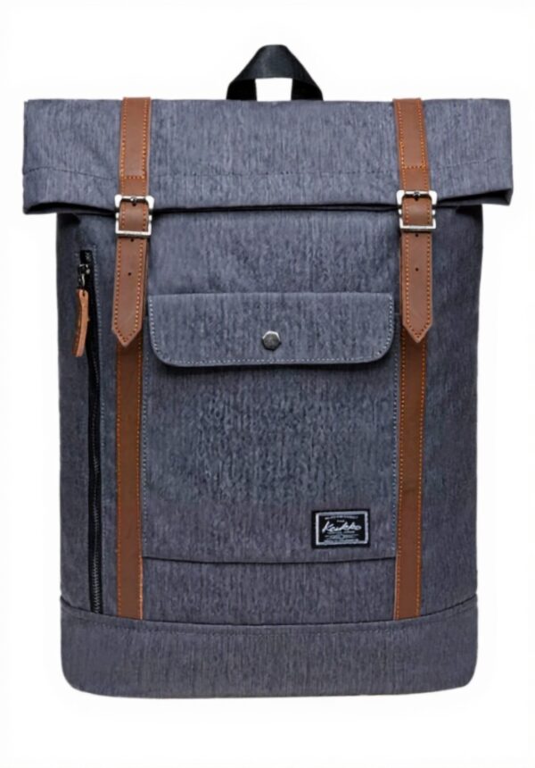 KAUKKO Sac à dos RollTop école université travail polyester