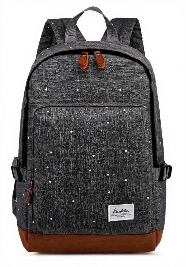 KAUKKO Sac à dos école fille mode loisirs extérieur gris