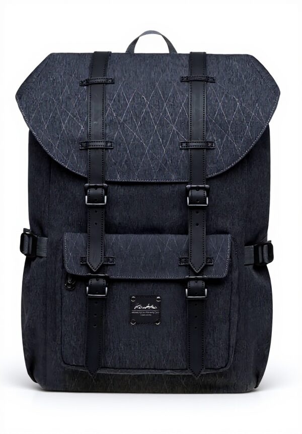 KAUKKO Sac à dos ordinateur portable 15,6 polyester gris