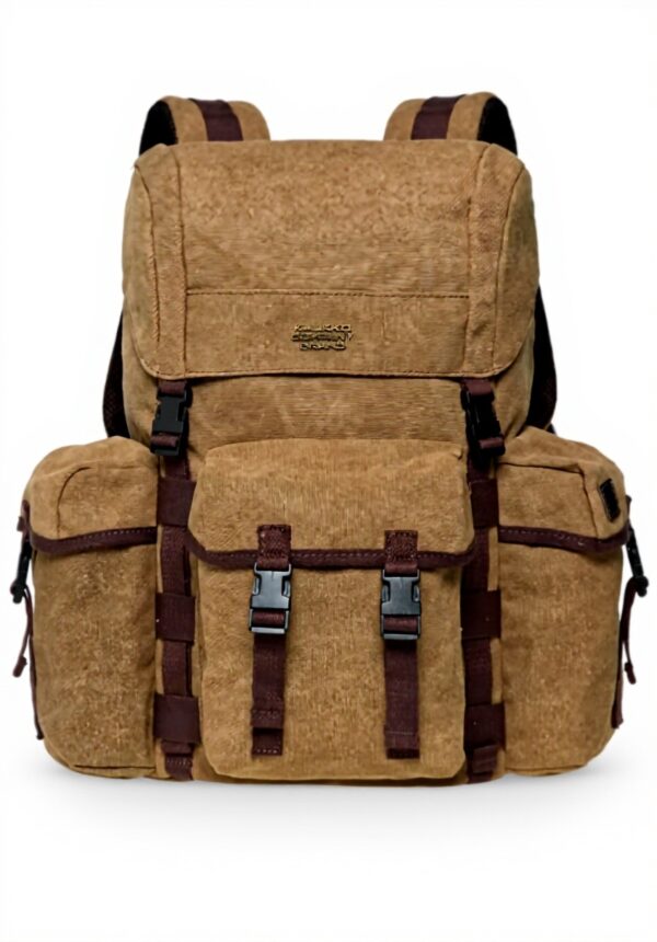 KAUKKO Sac à dos randonnée toile rétro ordinateur portable