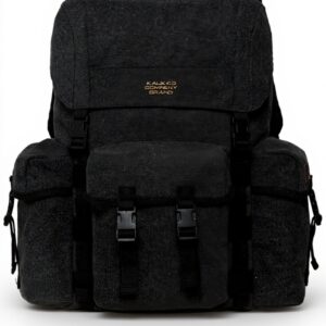 KAUKKO Sac à dos randonnée toile rétro ordinateur portable