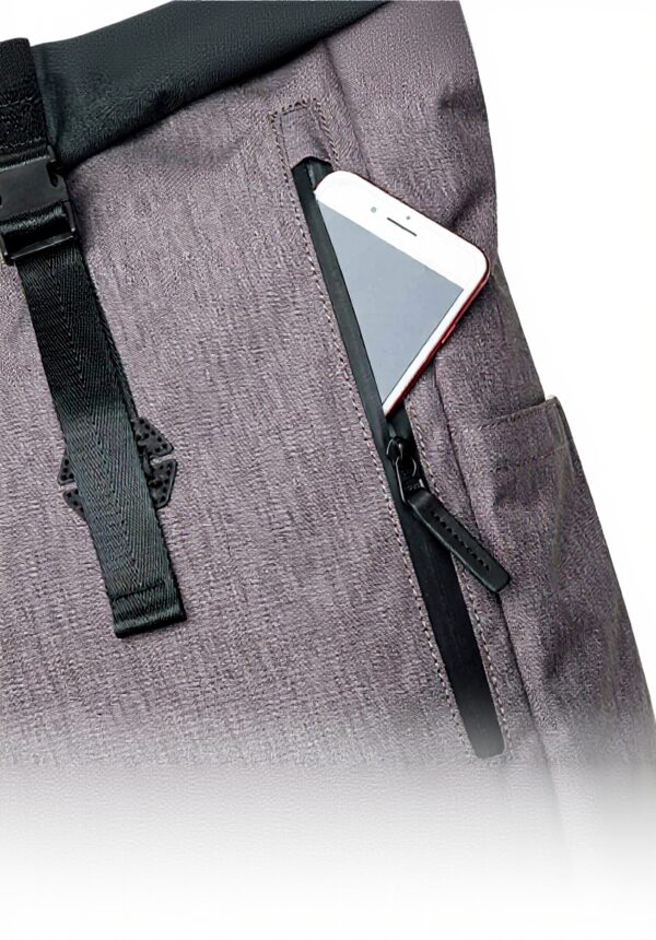 KAUKKO Sac à Dos Nylon Vintage Ordinateur Portable 12 Pouces