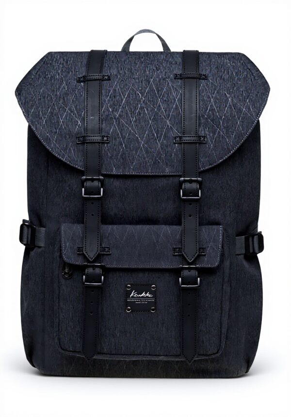 KAUKKO Sac à Dos Loisir 21.1L Compartiment Ordinateur Gris