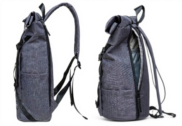 KAUKKO Sac à Dos Ordinateur Portable 15 Pouces Polyester