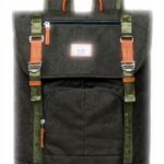 Sac à dos vintage KAUKKO durable ordinateur portable 14 vert