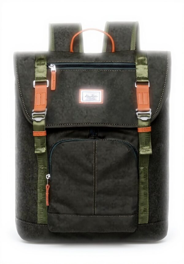 Sac à dos vintage KAUKKO durable ordinateur portable 14 vert