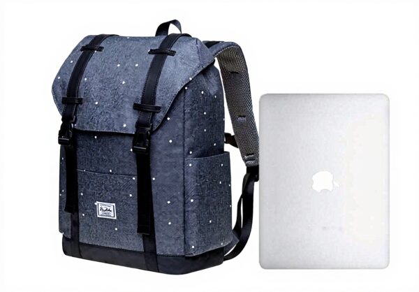 Sac à dos vintage KAUKKO 14 pouces confortable école loisirs