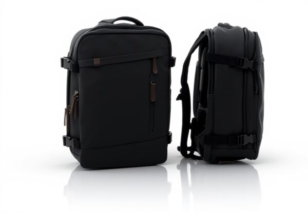 Sac à dos randonnée KAUKKO 40L polyester réglable noir