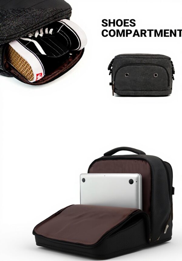 Sac à dos randonnée KAUKKO 40L polyester réglable noir