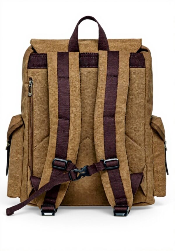 KAUKKO Sac à dos randonnée vintage 23L toile kaki FP703