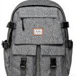 KAUKKO sac à dos cuir vintage multifonction école voyage