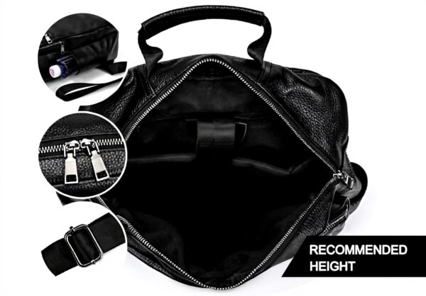 Sac à dos cuir ordinateur 15 pouces newsbirds capacité