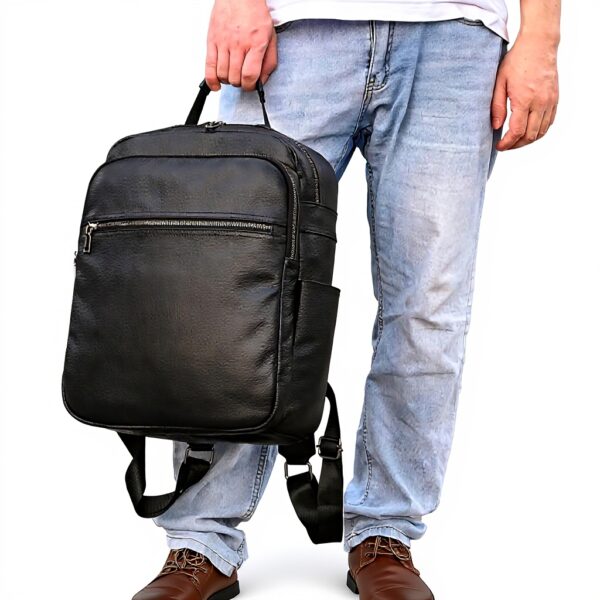 Sac à dos cuir ordinateur 15 pouces newsbirds capacité