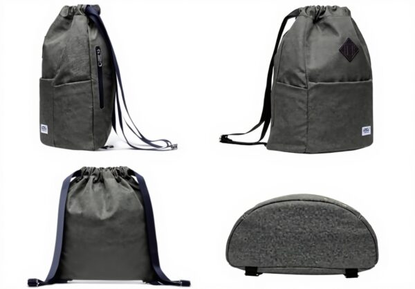 Sac à Dos Cordon KAUKKO Sport Voyage Polyester Vert Taille