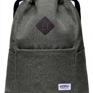 Sac à Dos Cordon KAUKKO Sport Voyage Polyester Vert Taille