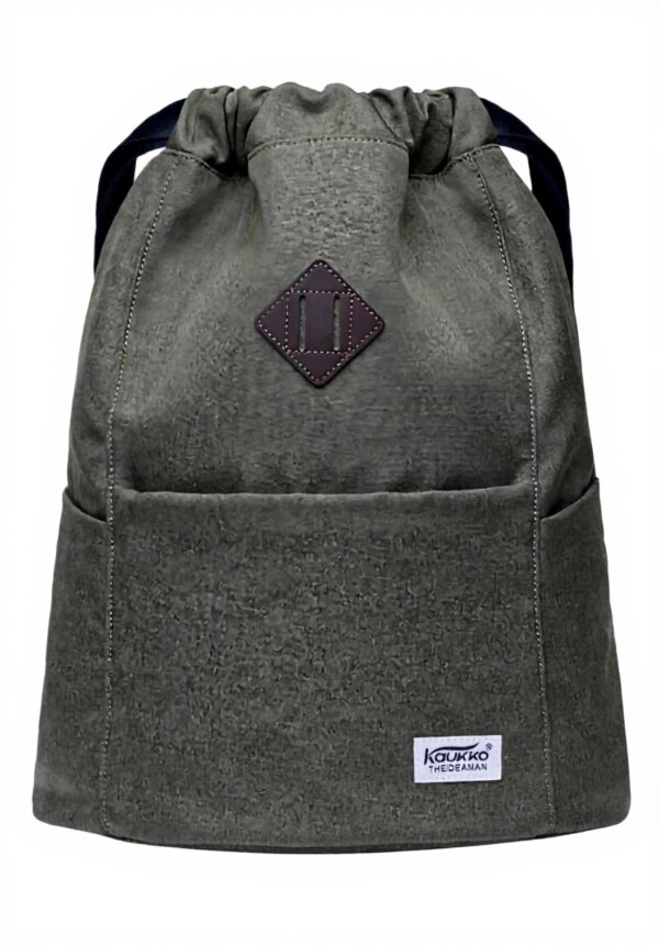 Sac à Dos Cordon KAUKKO Sport Voyage Polyester Vert Taille